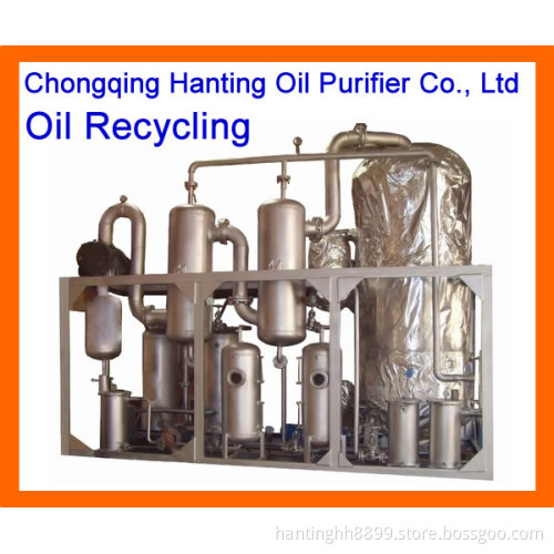 Htzl Vacuum Distillation Machine for Waste Oil Recycling/Regeneration Without Chemicals